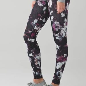 Lululemon Wunder Under Pant High Rise Kara Blossom Multi Size 8